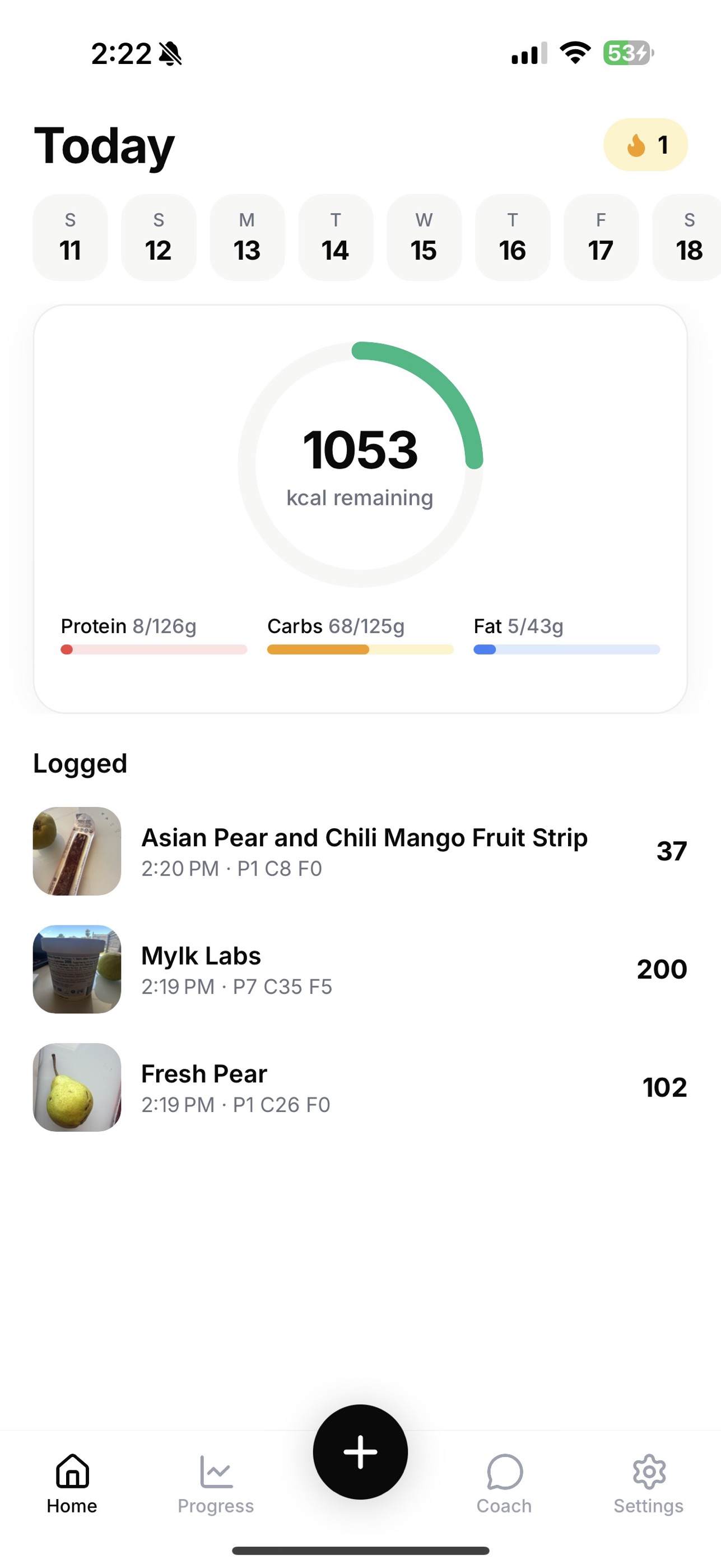 KalTrack screenshot